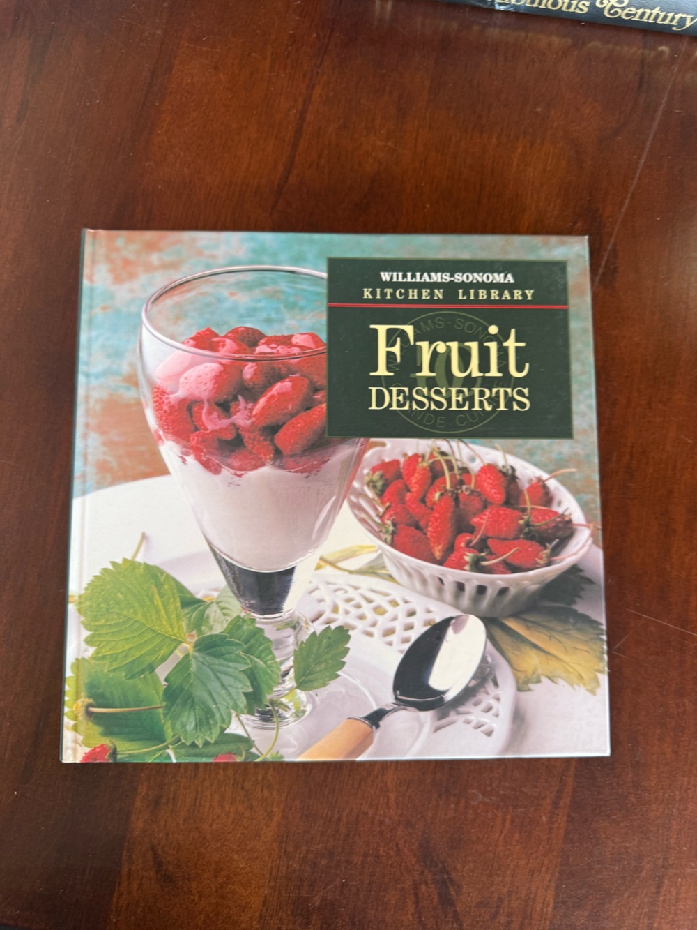 Williams Sonoma Fruit Desserts Cookbook - Red and Green Cover